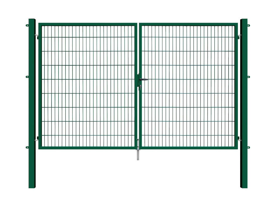 Doppeltor Basic Moosgrün, Torhöhe 1.800 mm