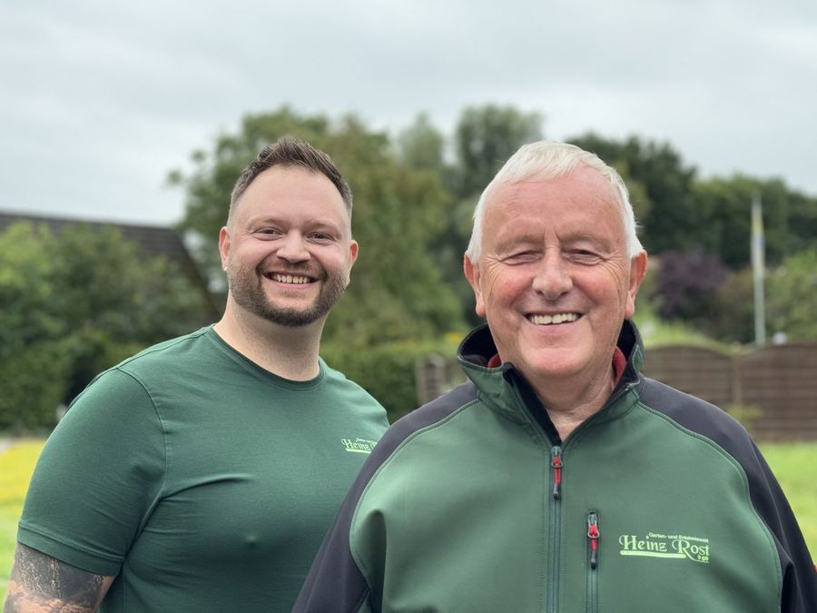 Kevin Rost und Heinz Rost von der Garten- und Erlebniswelt Heinz Rost